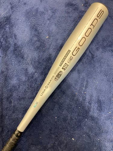 2024 DeMarini The Goods One Piece Alloy Bat USSSA Certified (-10) Alloy 18 oz 28" (Used)