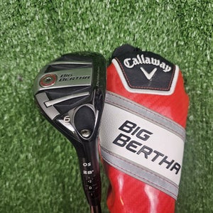 Mint Callaway Big Bertha OS 6 Hybrid 28° Recoil 460 F2 Senior Graphite RH 39"