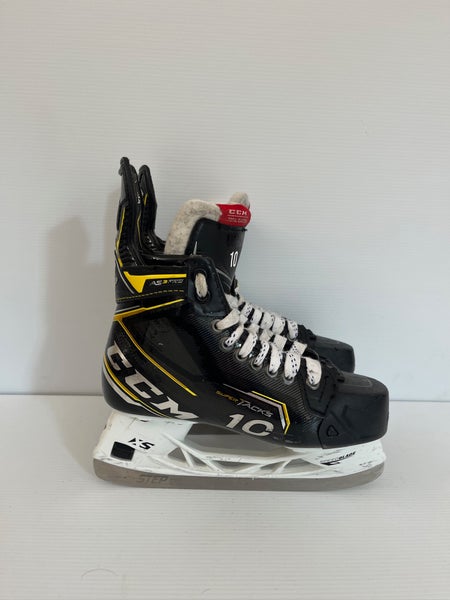Used Size 3.5 Regular Junior CCM Super Tacks AS3 Pro Hockey Skates Pro Stock