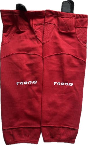 Red Junior Medium Tron Socks (New)
