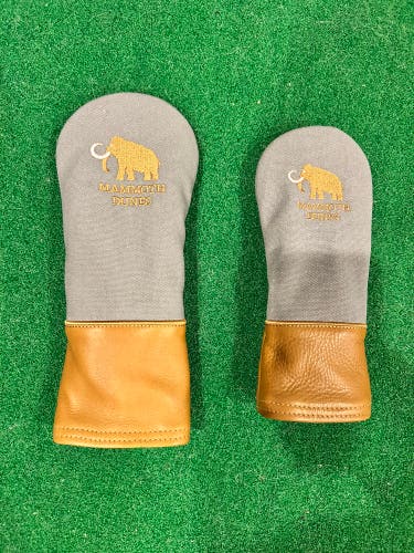 New ANE Leather Driver and Fairway headcover set mammoth dunes