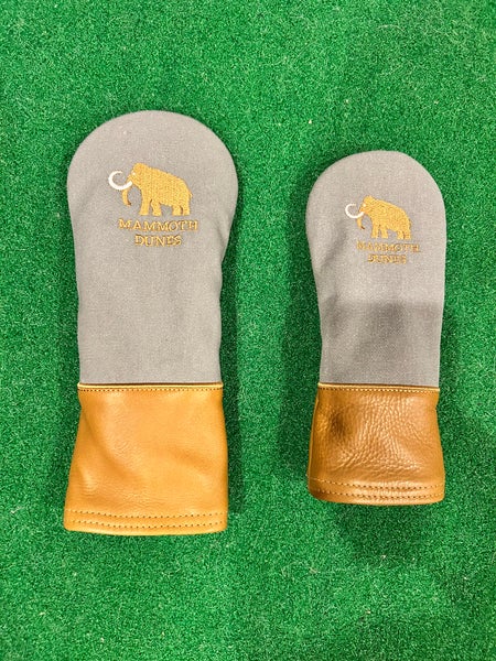 New ANE Leather Driver and Fairway headcover set mammoth dunes