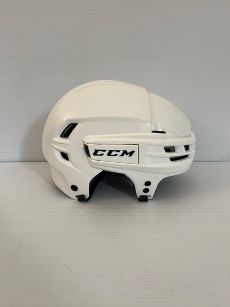 Used Medium CCM Tacks 910 White Helmet