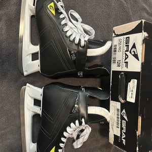2024 Graf G755 Pro Hockey Skates Regular Width 12 (Used) FREE SHIPPING