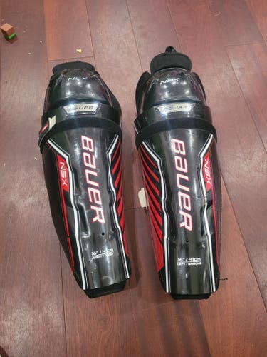 Senior Bauer NSX 16" Shin Pads (Used)