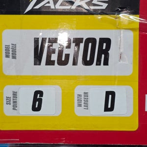 CCM Tacks Vector Hockey Skates Regular Width 6