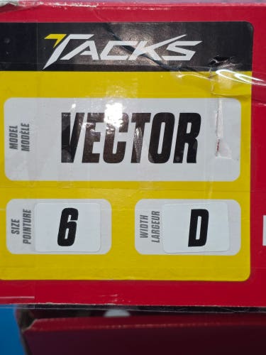CCM Tacks Vector Hockey Skates Regular Width 6