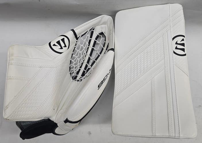 Warrior Ritual G6 Pro+ Goalie Glove and Blocker Pro Stock NEW (14345)