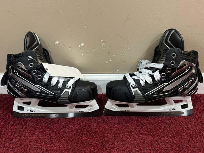 CCM Eflex 6 Hockey Goalie Skates Regular Width Pro Stock Size 4.5 (New) Item#MNOK