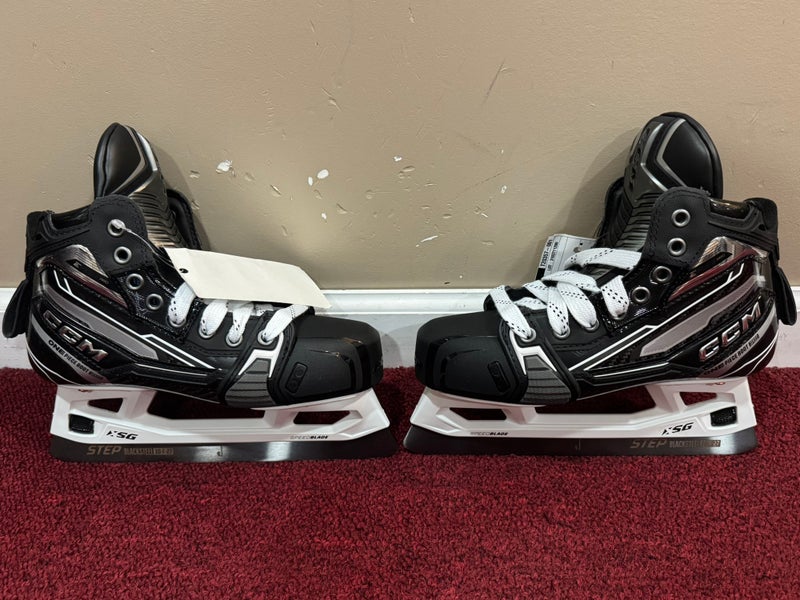 CCM Eflex 6 Hockey Goalie Skates Regular Width Pro Stock Size 4.5 (New) Item#MNOK
