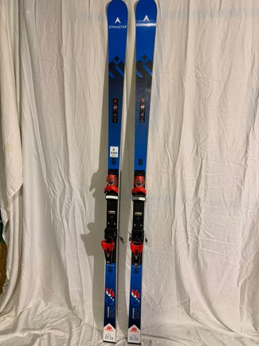 Unisex 2024 Racing 196 cm Dynastar Speed WC FIS SG Skis With Bindings Max Din 15 (New)