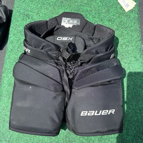 Black Bauer GSX Hockey Goalie Pants (Used) | Junior Small/Medium