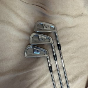 Men's Mizuno T Zoid Pro Right Handed Iron Set Uniflex Steel Shaft (Used)Zoom