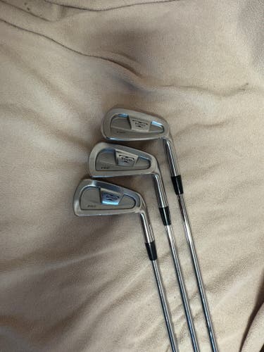 Men's Mizuno T Zoid Pro Right Handed Iron Set Uniflex Steel Shaft (Used)Zoom