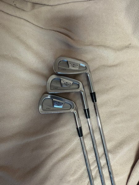 Men's Mizuno T Zoid Pro Right Handed Iron Set Uniflex Steel Shaft (Used)Zoom