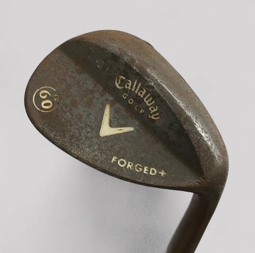 CALLAWAY Forged+ Raw Lob Wedge LW 60* 60-12 Factory TT Steel Wedge Flex RH