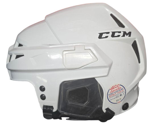 CCM VECTOR V08 PRO STOCK HOCKEY HELMET WHITE MEDIUM BRAND NEW (14363)