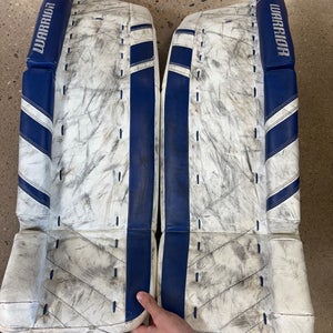 Blue 34+1.5" Senior Warrior Ritual G3 Goalie Leg Pads (Used)