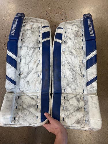 Blue 34+1.5" Senior Warrior Ritual G3 Goalie Leg Pads (Used)