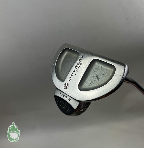 Used Right Handed Odyssey Long White Hot 2-Ball 48" Putter Steel Golf Club