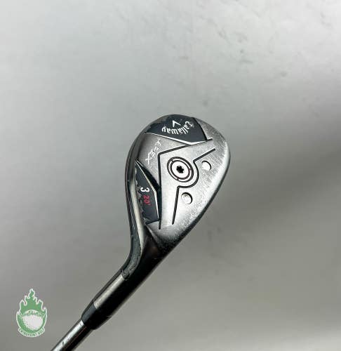 Used Callaway APEX '19 3 Hybrid 20* Catalyst 70g Stiff Flex Graphite Golf Club