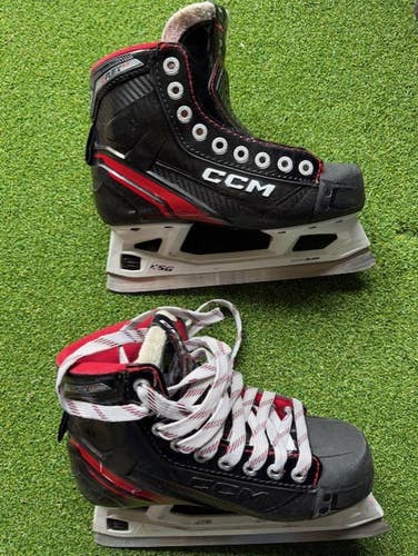 2023 CCM EFLEX 6.5 Hockey Goalie Skates Intermediate Size 4 (Used)