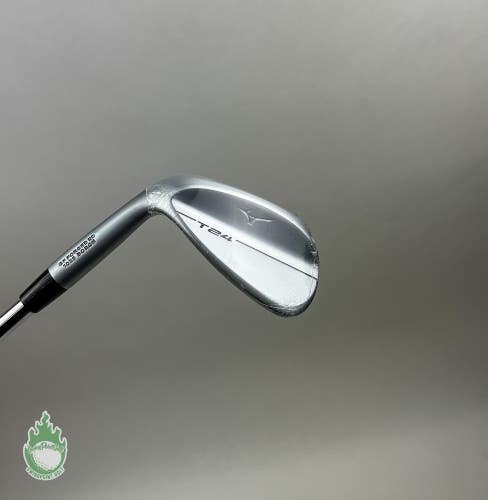 New LH Mizuno T24 White Satin S Grind Wedge 50*-08 S400 Stiff Steel Golf Club