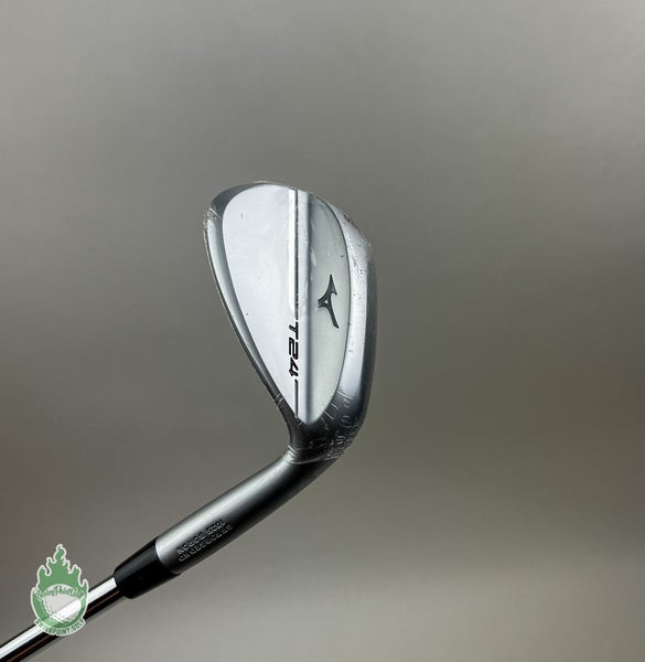 New RH Mizuno T24 White Satin D Grind Wedge 56*-10 S400 Stiff Steel Golf Club