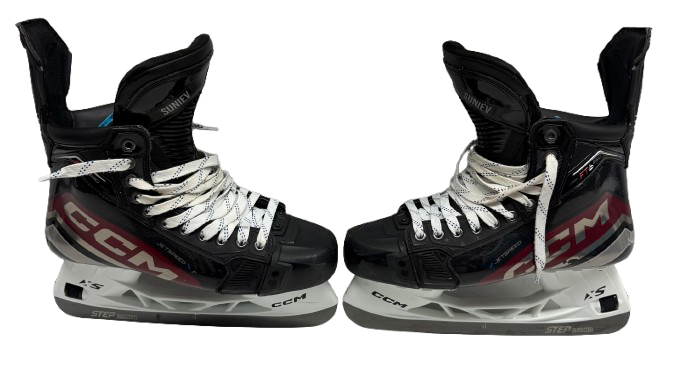 CCM Jetspeed FT6 Pro Pro Stock Hockey Skates 9 1/2 R Slightly Used IEV (14371)