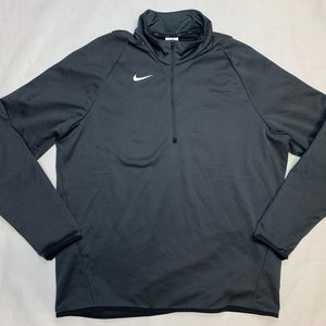 Nike Therma-FIT 1/4 Zip Fleece Top Men's Large Pullover Jacket CN9492 Gray