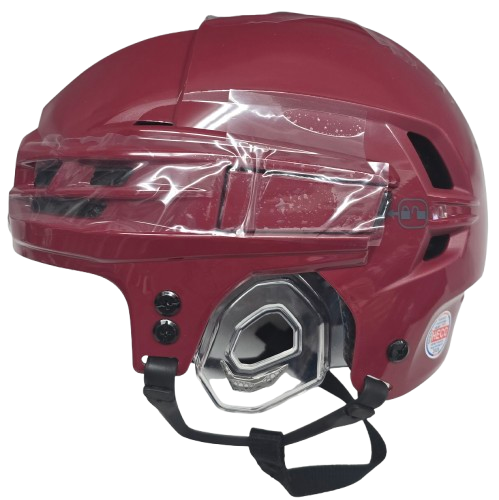 CCM SUPER TACKS X CUSTOM PRO STOCK HOCKEY HELMET MAROON LARGE NEW (14374)