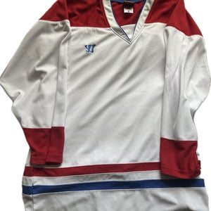 White Medium Men's Warrior Jersey (Used)