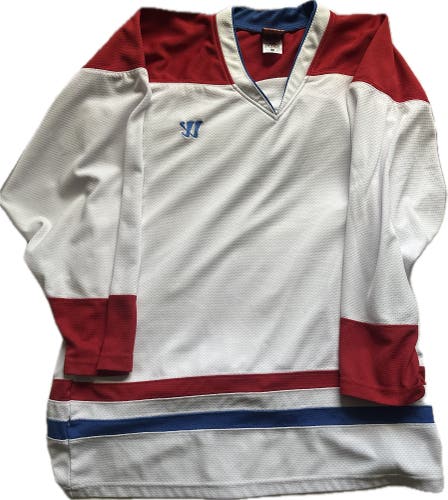 White Medium Men's Warrior Jersey (Used)