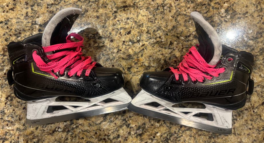 2023 Bauer Elite Hockey Goalie Skates Regular Width Size 3 (Used)