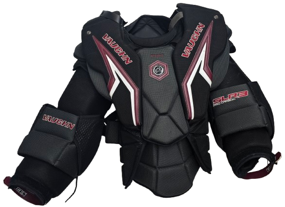 Vaughn SLR3 Pro Carbon Pro Stock Goalie Chest Protector ETRA LARGE Used NCAA (14376)