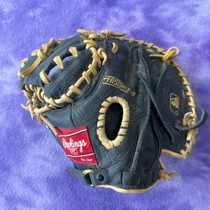 Brown Rawlings Highlight Series LH Catcher's Baseball Glove 31.5" (Used)