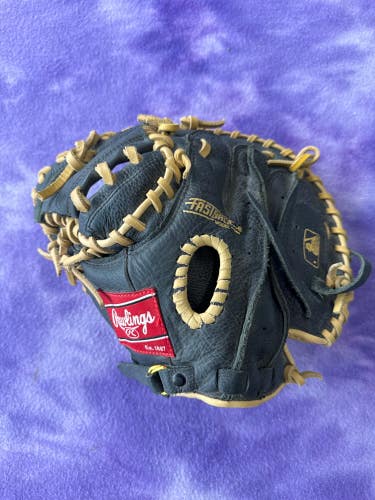 Brown Rawlings Highlight Series LH Catcher's Baseball Glove 31.5" (Used)