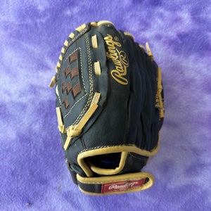 Brown Rawlings Highlight Series LH Pitcher's Baseball Glove 10" (Used)