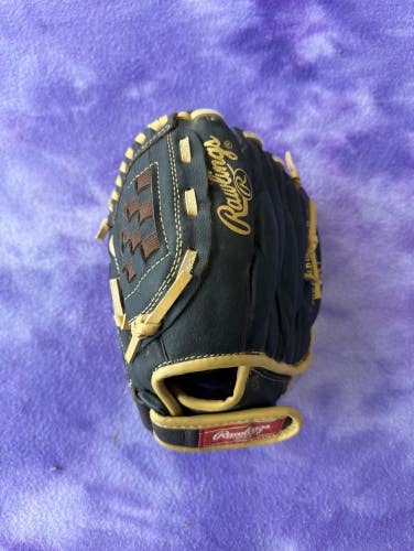 Brown Rawlings Highlight Series LH Pitcher's Baseball Glove 10" (Used)