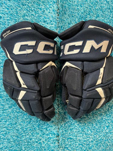 Blue Senior CCM JetSpeed FT6 Gloves 14" (Used)