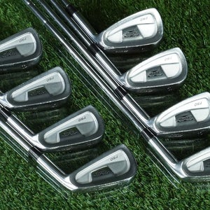 MIZUNO T-ZOID PRO IRONS SET 3-PW W/ EAGLE FLIGHT SINGLE FLEX STEEL SHAFTS!