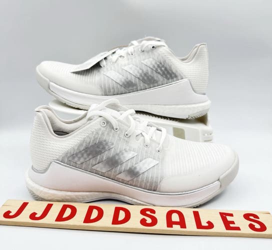 Adidas Crazyflight Volleyball Shoes Cloud White Silver IG3970 Women’s Size 6
New.