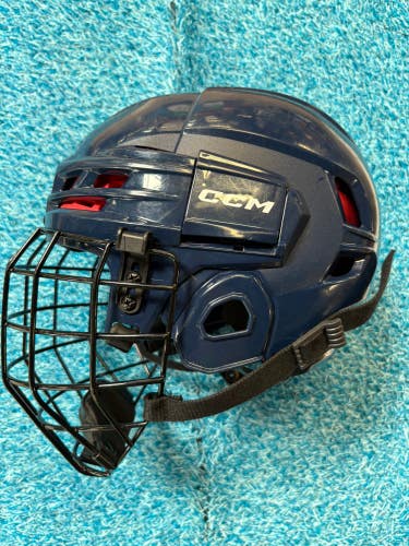 Blue Small CCM Tacks 70 Helmet (Used)