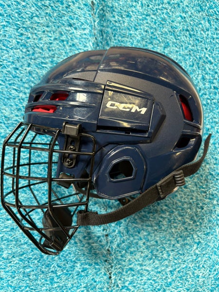 Blue Small CCM Tacks 70 Helmet (Used)