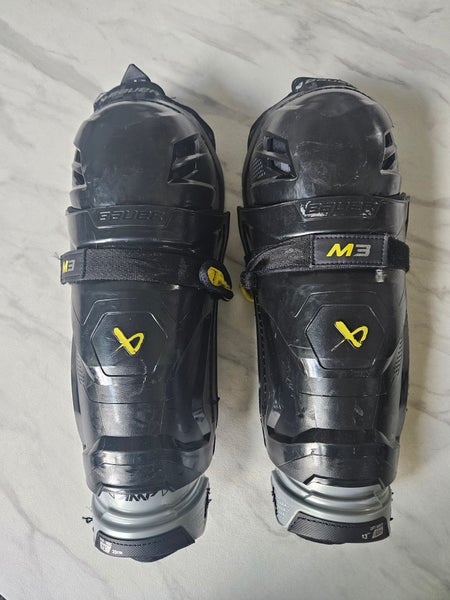 Senior Bauer Supreme M3 13" Shin Pads (Used)