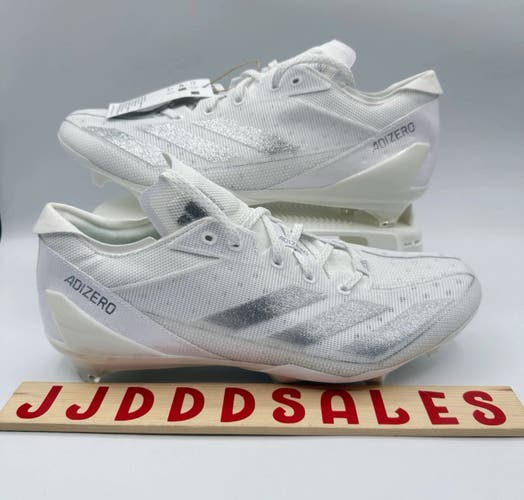 Adidas Adizero Electric Football Cleats White Silver IE4374 Men’s Size 13 NWT
New Without Box