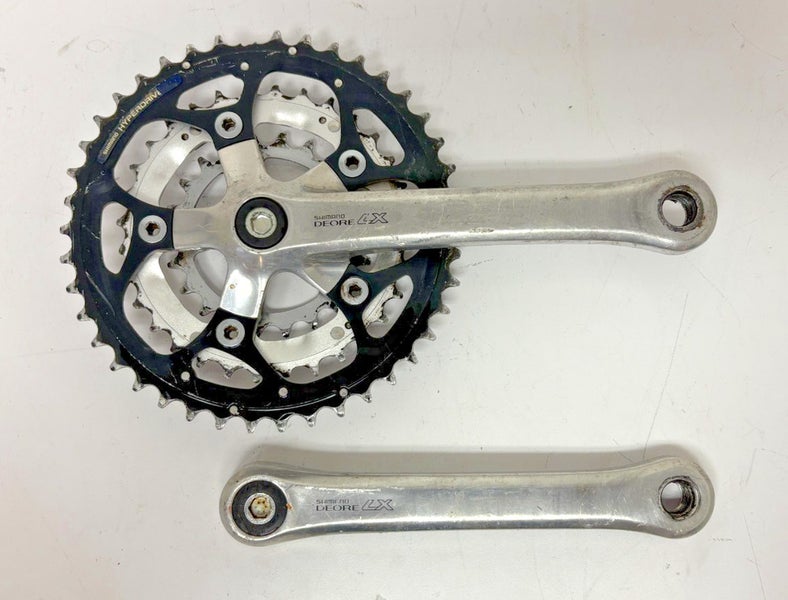 Vintage 1990s Shimano Deore LX FC-M563 170mm 44/32/22 Mtn Bike Triple Crankset