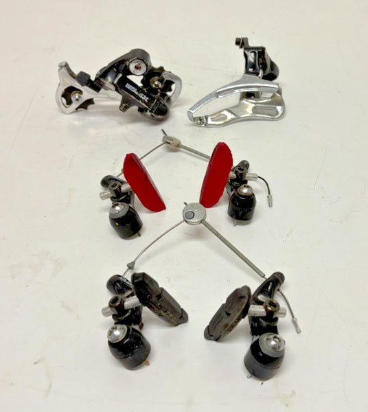Vintage 1990s Shimano Deore LX M563 3x8 Speed Derailleurs & Cantilever Brakes