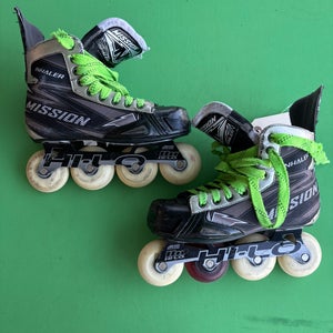 Junior Mission Inhaler NLS6 Inline Skates Wide Width Size 5 (Used)