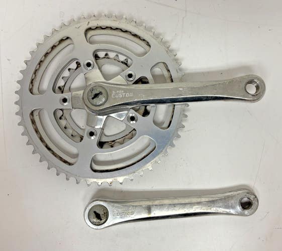 Vintage SR Sakae Super Custom 170mm 50/45/28 Aluminum Touring Triple Crankset